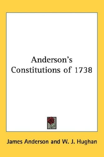 Anderson's Constitutions of 1738
