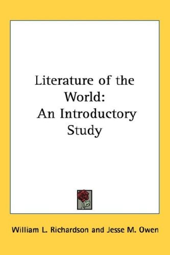 Literature of the World: An Introductory Study