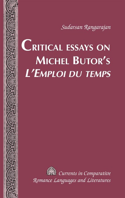 Critical Essays on Michel Butors LEmploi du temps