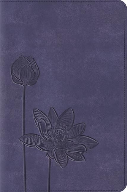 ESV Compact Bible (TruTone, Lavender, Bloom Design)