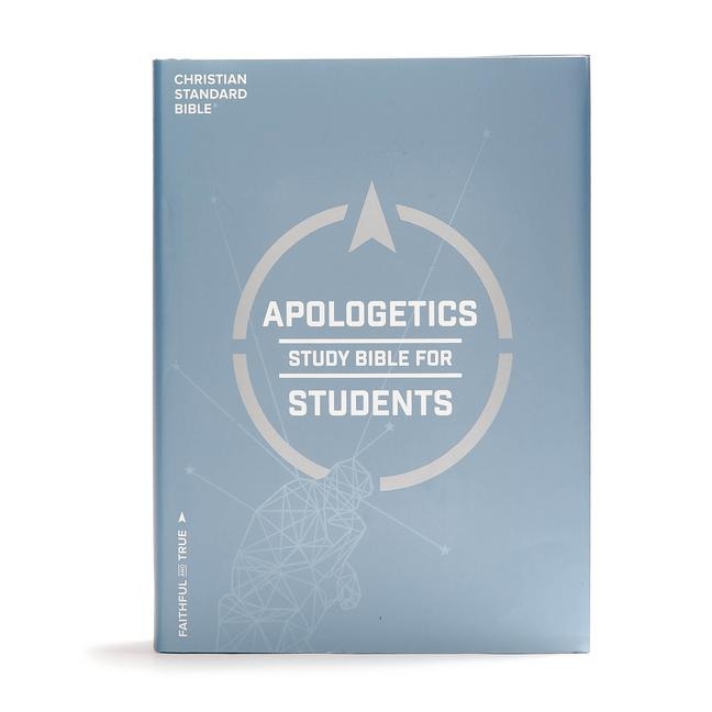 CSB Apologetics Study Bible for Students, Hardcover: Black Letter, Teens, Study Notes and Commentary, Ribbon Marker, Sewn Binding, Easy-To-Read Bible Serif Type