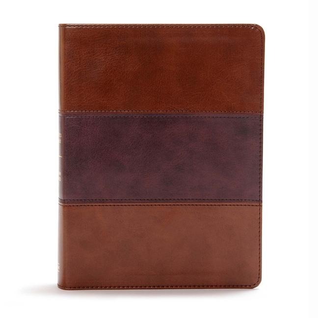 CSB Apologetics Study Bible, Mahogany Leathertouch: Black Letter, Defend Your Faith, Study Notes and Commentary, Ribbon Marker, Sewn Binding, Easy-To-Read Bible Serif Type