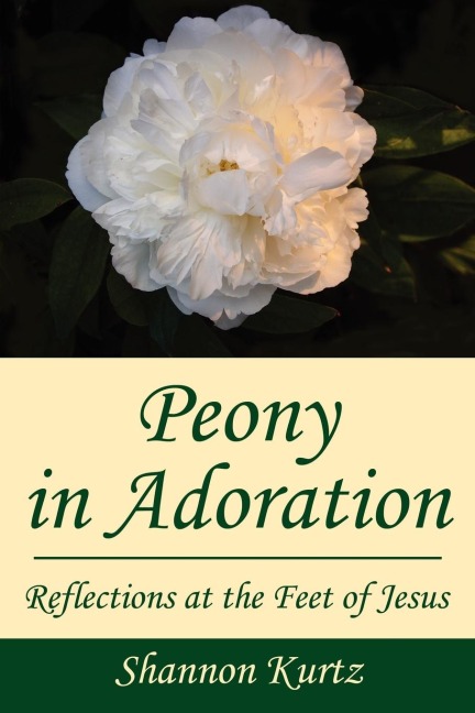 Peony in Adoration: Reflections at the Feet of Jesus