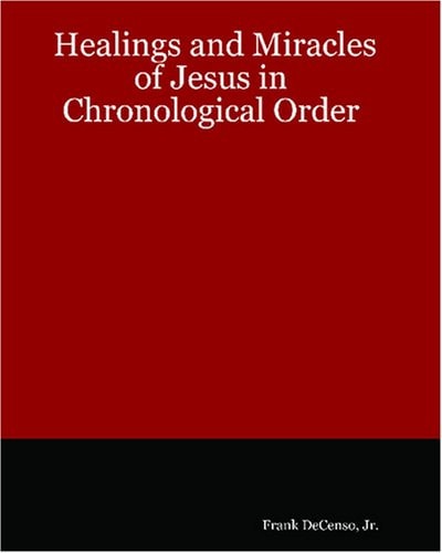 The Healings And Miracles Of Jesus In Chronological Order