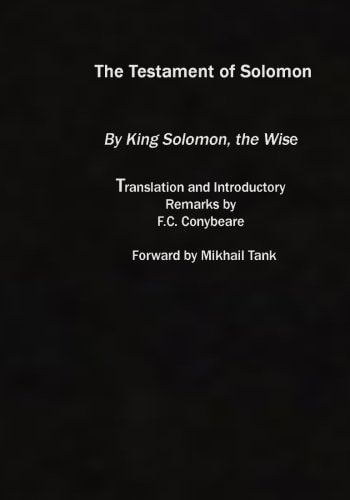 The Testament of Solomon (original Version)
