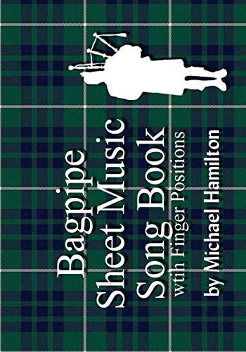 Bagpipe Sheet Music Book With Finger Positions