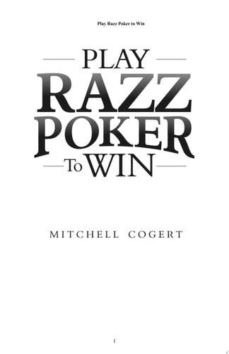 Play Razz Poker to Win