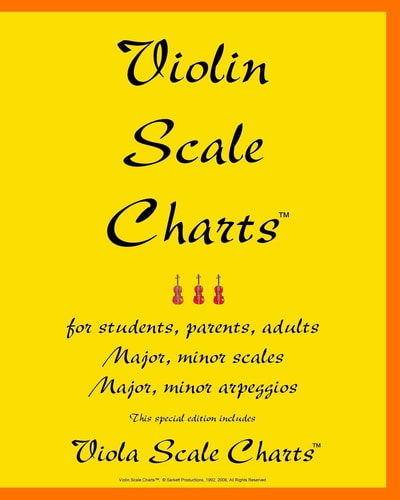 Violin Scale Charts(TM) This Special Edition Includes Viola Scale Charts