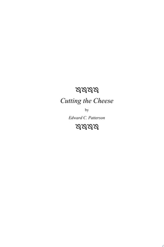 Cutting the Cheese