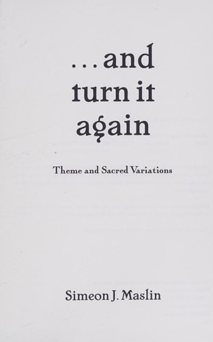 ... and Turn it Again Theme and Sacred Variations