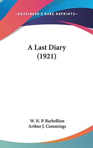 A Last Diary (1921)
