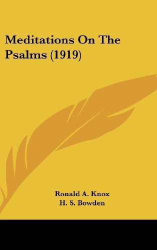 Meditations On The Psalms (1919)
