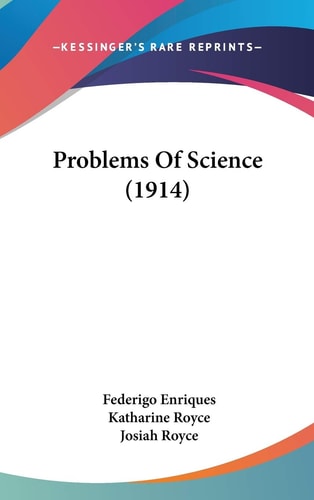 Problems Of Science (1914)