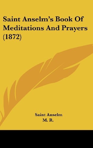 Saint Anselm's Book of Meditations and Prayers