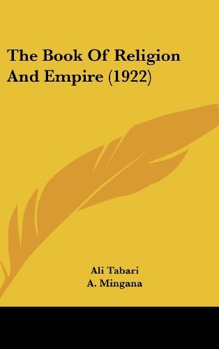 The Book Of Religion And Empire (1922)