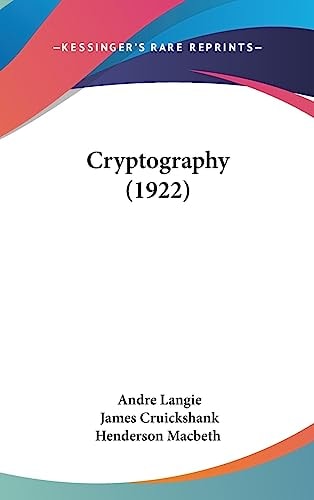 Cryptography (1922)