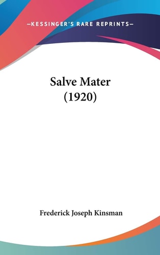 Salve Mater (1920)