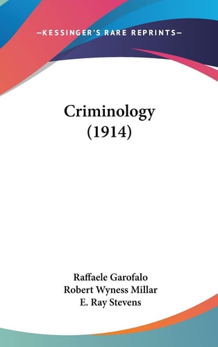 Criminology (1914)