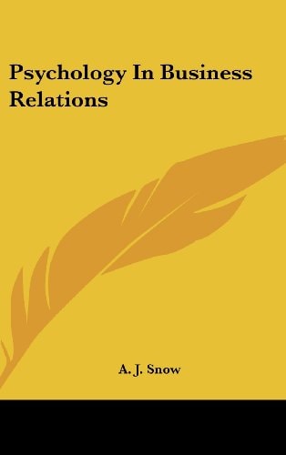 Psychology in Business Relations