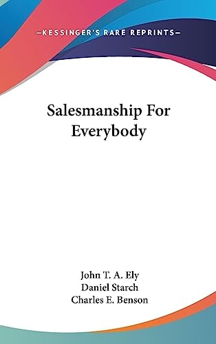 Salesmanship for Everybody
