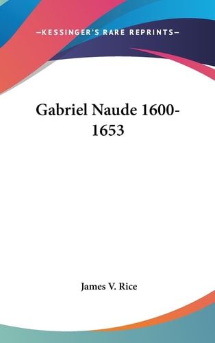 Gabriel Naude 1600-1653