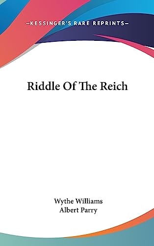 Riddle of the Reich