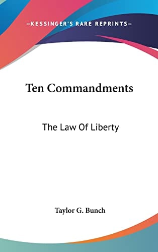 Ten Commandments The Law Of Liberty