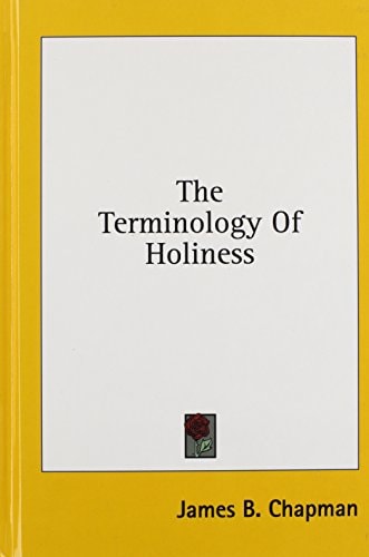 The Terminology of Holiness