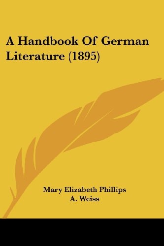 A Handbook Of German Literature (1895)