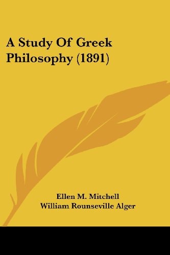 A Study Of Greek Philosophy (1891)