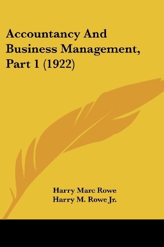 Accountancy And Business Management, Part 1 (1922)