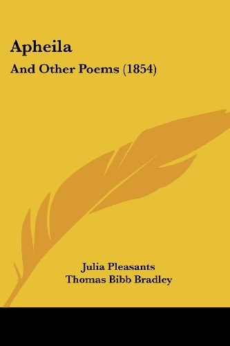 Apheil And Other Poems (1854)
