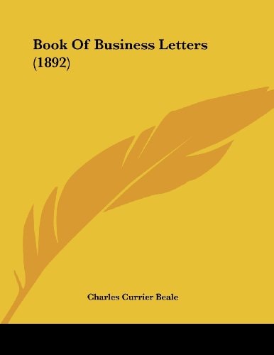 Book Of Business Letters (1892)