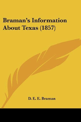 Braman's Information about Texas