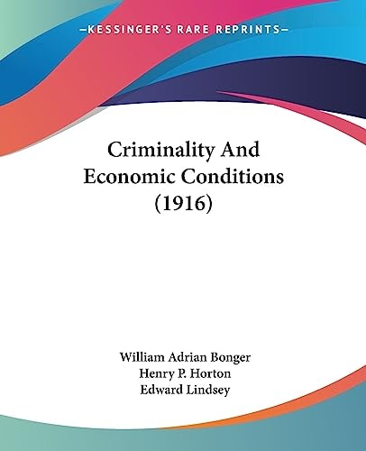 Criminality And Economic Conditions (1916)