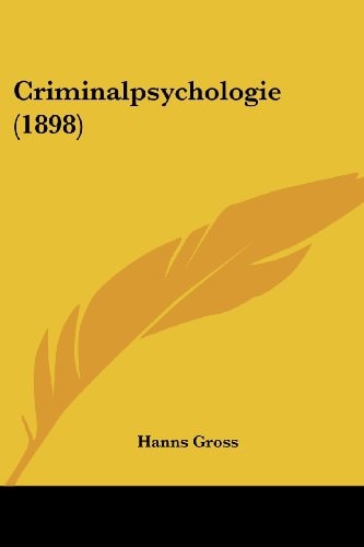 Criminalpsychologie (1898)
