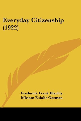 Everyday Citizenship (1922)