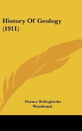 History Of Geology (1911)
