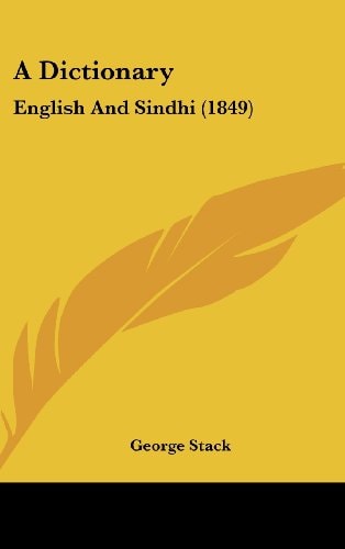 A Dictionary English and Sindhi (1849)