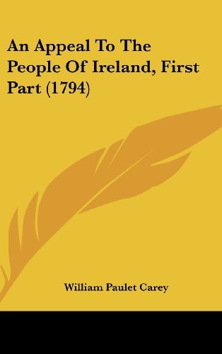 An Appeal to the People of Ireland, First Part