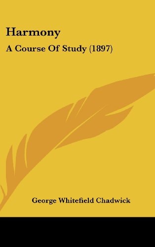 Harmony A Course Of Study (1897)