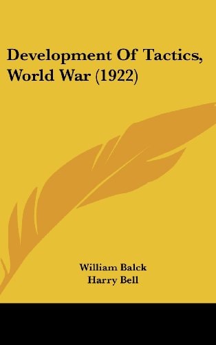 Development Of Tactics, World War (1922)