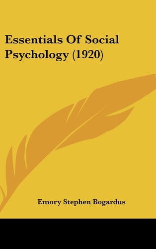 Essentials of Social Psychology