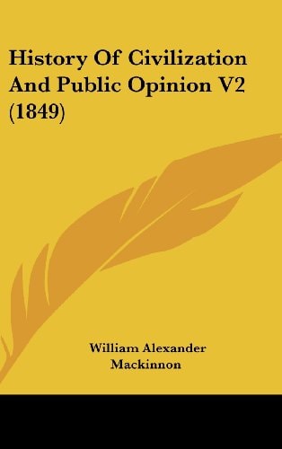History of Civilization and Public Opinion V2