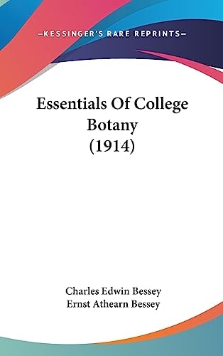 Essentials Of College Botany (1914)