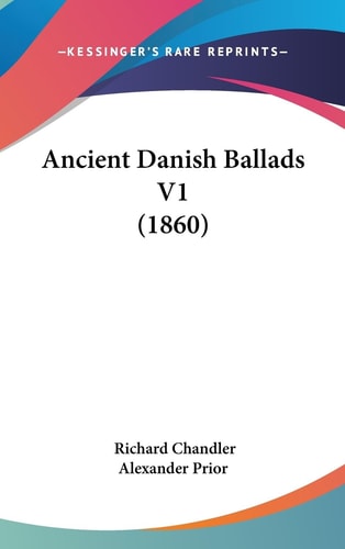 Ancient Danish Ballads V1