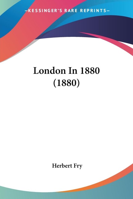 London In 1880 (1880)