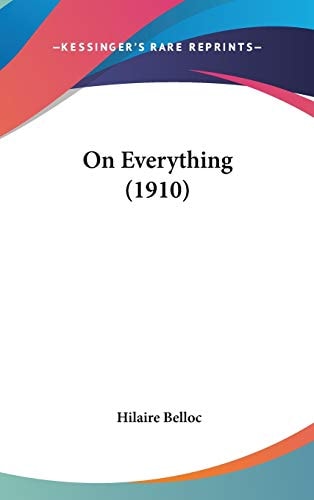 On Everything (1910)