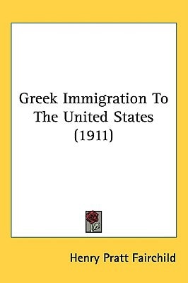 Greek Immigration To The United States (1911)