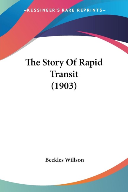 The Story Of Rapid Transit (1903)